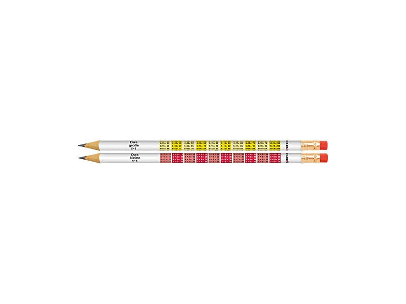 EBERHARD FABER Crayon de papier 1 x 1, avec gomme, B
