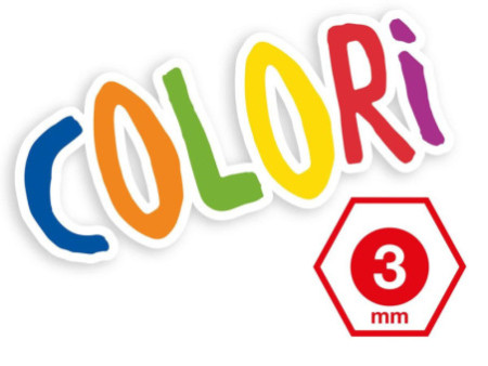EBERHARD FABER Crayon de couleur COLORI, étui carton de 24