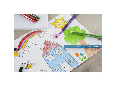 EBERHARD FABER Crayon de couleur TRI WINNER, étui de 12