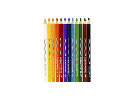 EBERHARD FABER Crayon de couleur TRI WINNER, étui de 12
