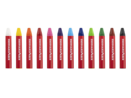 EBERHARD FABER Craie de cire COLORI, boîte en carton de 12