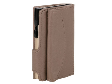 CLICKSAFE Porte-monnaie avec porte-cartes, simili cuir