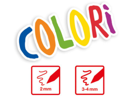EBERHARD FABER Feutre double COLORI, étui carton de 10