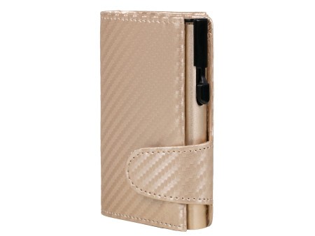 CLICKSAFE Porte-monnaie avec porte-cartes, simili cuir