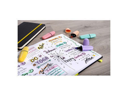 EBERHARD FABER Surligneur Mini Pastel NEW COLORS, étui de 6