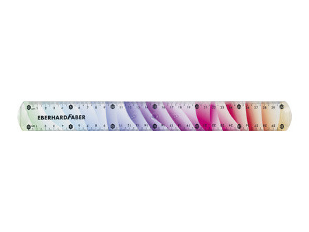 EBERHARD FABER Règle plate Rainbow, 150 mm