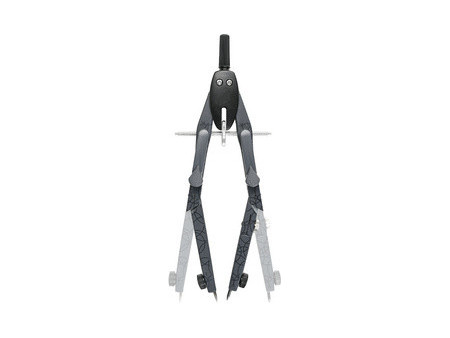 FABER-CASTELL Compas à réglage rapide, articulé, anthracite