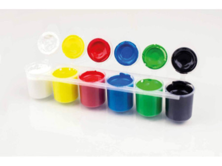 EBERHARD FABER Peinture pour l'école EFA Color, étui de 6