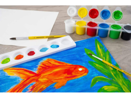 EBERHARD FABER Peinture pour l'école EFA Color, étui de 6