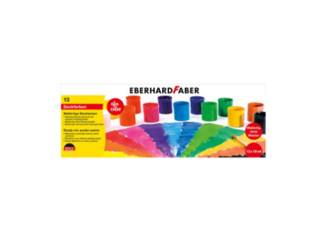 EBERHARD FABER Gouache prête à l'emploi EFA Color, set de 13