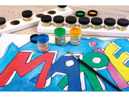 EBERHARD FABER Gouache prête à l'emploi EFA Color, set de 13