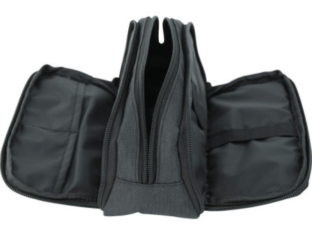 EBERHARD FABER Trousse, 3 compartiments, anthracite/noir