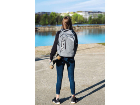 EBERHARD FABER Sac à dos scolaire X-Style, gris/noir