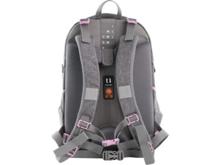 EBERHARD FABER Sac à dos scolaire X-Style gris / rose pastel