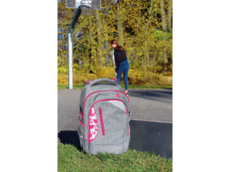 EBERHARD FABER Sac à dos scolaire X-Style gris / rose pastel