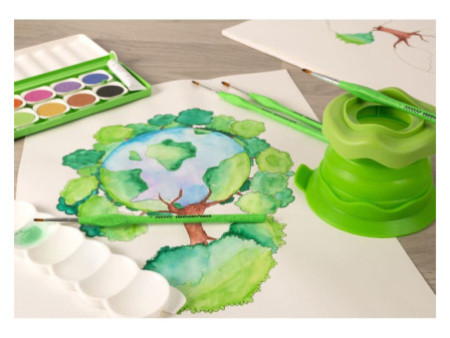 EBERHARD FABER Boîte de peinture GREEN WINNER, 12 couleurs