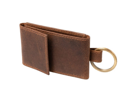 Alassio Mini porte-monnaie, en cuir, marron