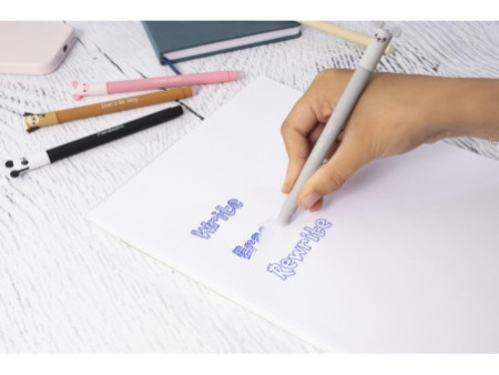 EBERHARD FABER Stylo encre gel Animal Erase it! Cochon