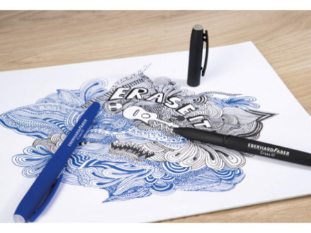 EBERHARD FABER Stylo encre gel Erase it!, bleu