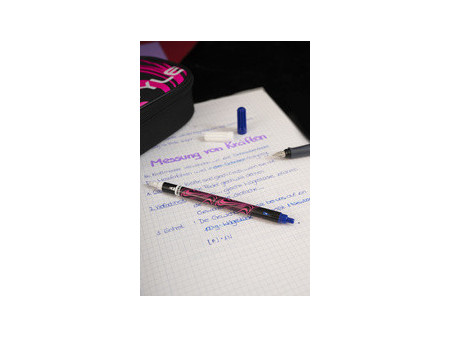 EBERHARD FABER Effaceur, blister de 2, bleu fluo / noir