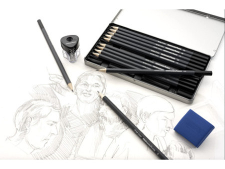 EBERHARD FABER Crayon de couleur Artist Color, étui de 12