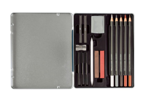 EBERHARD FABER Kit de dessin Artist Color, 16 pièces
