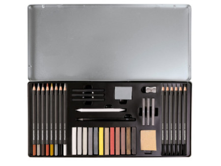 EBERHARD FABER Kit de dessin Artist Color, 37 pièces