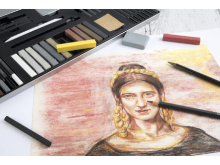 EBERHARD FABER Kit de dessin Artist Color, 37 pièces