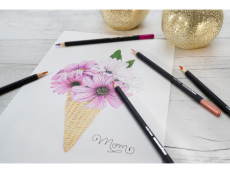 EBERHARD FABER Crayon de couleur Artist Color, étui de 12