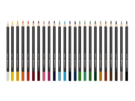 EBERHARD FABER Crayon de couleur Artist Color, étui de 24