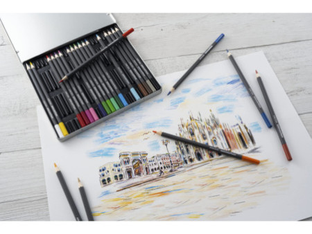 EBERHARD FABER Crayon de couleur Artist Color, étui de 24