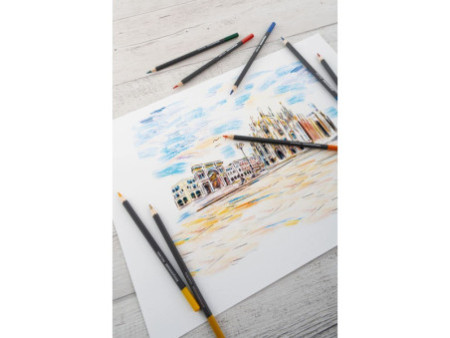 EBERHARD FABER Crayon de couleur Artist Color, étui de 24