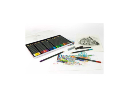 EBERHARD FABER Crayon de couleur Artist Color, étui de 36