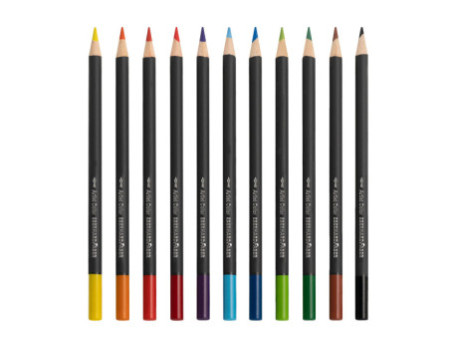 EBERHARD FABER Crayon aquarellable Artist Color, étui de 12