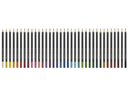 EBERHARD FABER Crayon aquarellable Artist Color, étui de 36