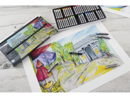 EBERHARD FABER Pastel à l'huile Artist Color, étui de 50
