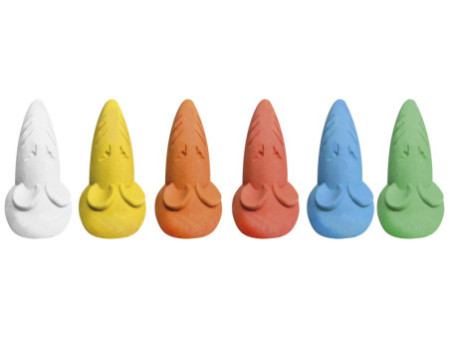 EBERHARD FABER Craie de trottoir Souris, étui en carton de 6