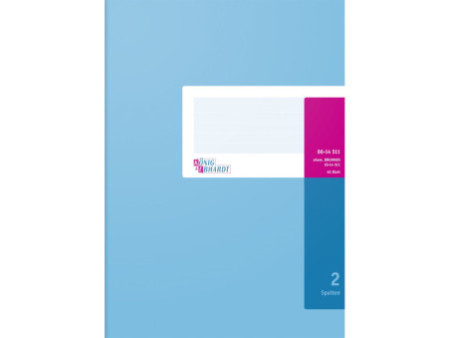 König & Ebhardt Livre à colonne A4, 2 colonnes, 40 feuilles