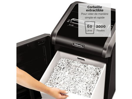 Fellowes Destructeur de documents Powershred 225Mi, fiche CH