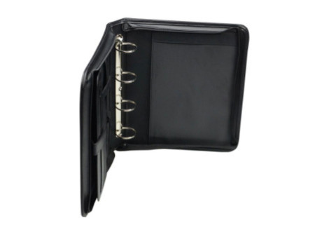 Alassio Serviette classeur 'RIMINI', A4, similicuir, noir