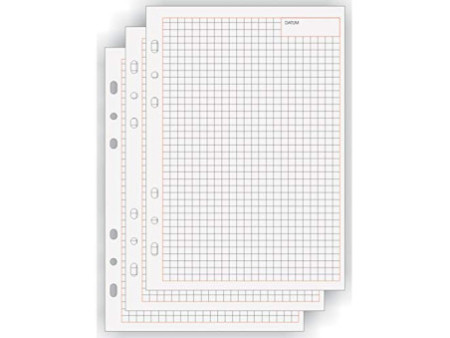 bind Fiche de rechange pour notes Manager, A6, quadrillé