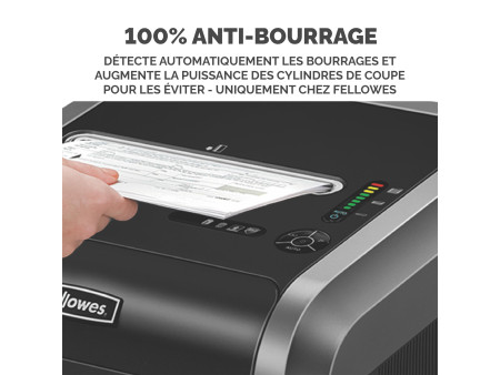 Fellowes destructeur documents Powershred 325i,bande 5,8mm
