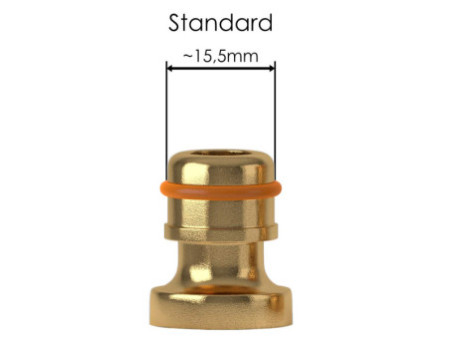 Bradas Nez de robinet avec filetage intérieur 1/2', laiton