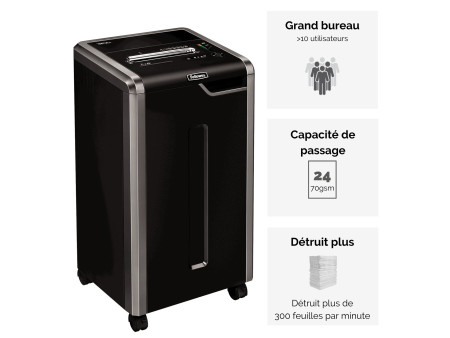 Fellowes destructeur de documents Powershred 325Ci, fiche CH