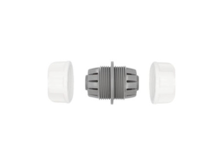 Bradas Connecteur de tuyau WHITE LINE, 3/4', blanc