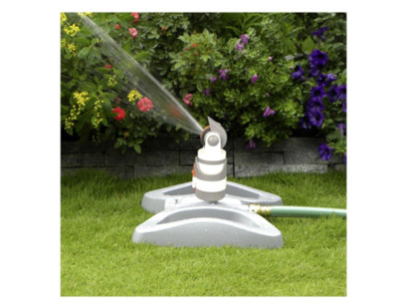Bradas Arroseur circulaire WHITE LINE, 4 fonctions,sur socle