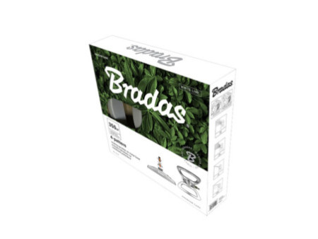 Bradas Arroseur circulaire WHITE LINE, 4 fonctions,sur socle
