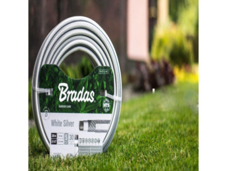 Bradas Tuyau d'arrosage NTS WHITE SILVER, 3/4', 30 m