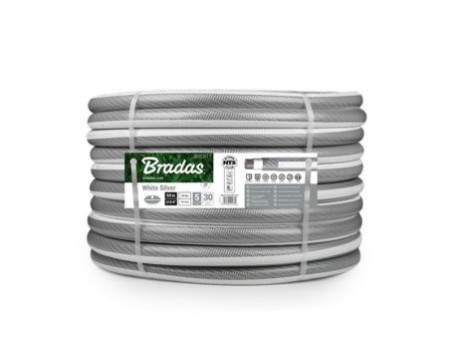 Bradas Tuyau d'arrosage NTS WHITE SILVER, 3/4', 30 m