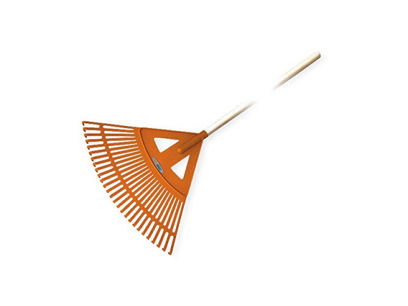Bradas Balai à feuilles Quick Fit, manche en bois, 27 dents